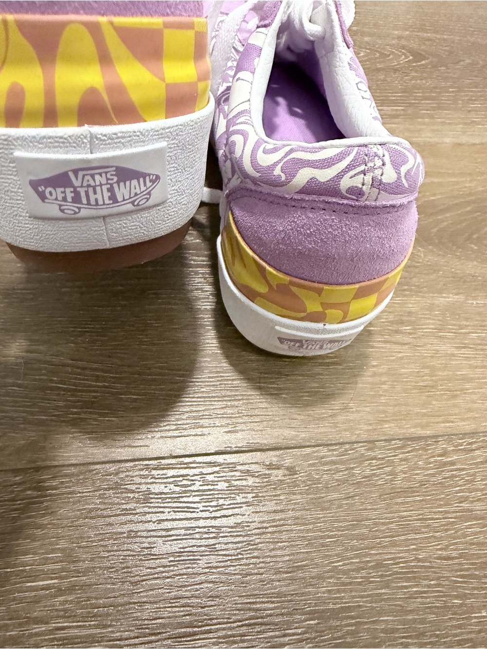 Vans Platform Lavender Floral Low-Top Sneakers size 8 women’s - Picture 4 of 8